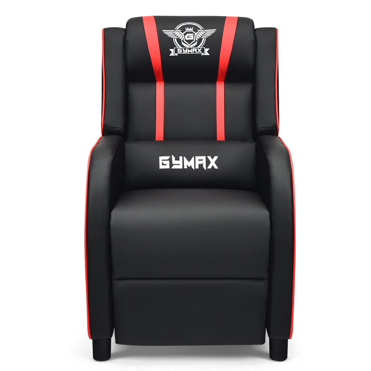 Gymax massage gaming recliner chair racing single lounge sofa home theater seat hot sale