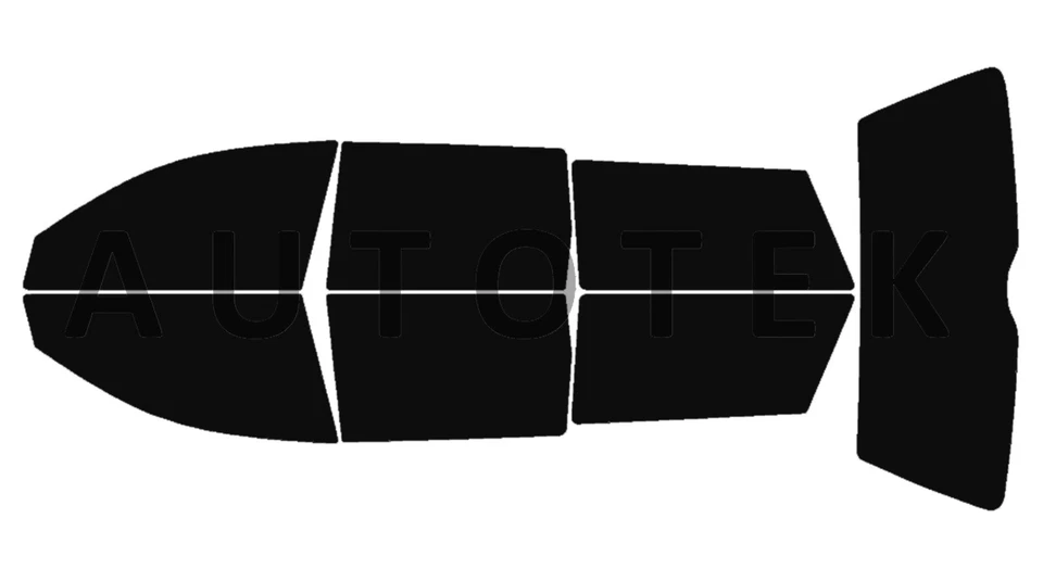 Película precortada para ventanas laterales cualquier pantalla de tinte para Volkswagen Passat Wagon 2000-2005 Foto 2 de 4