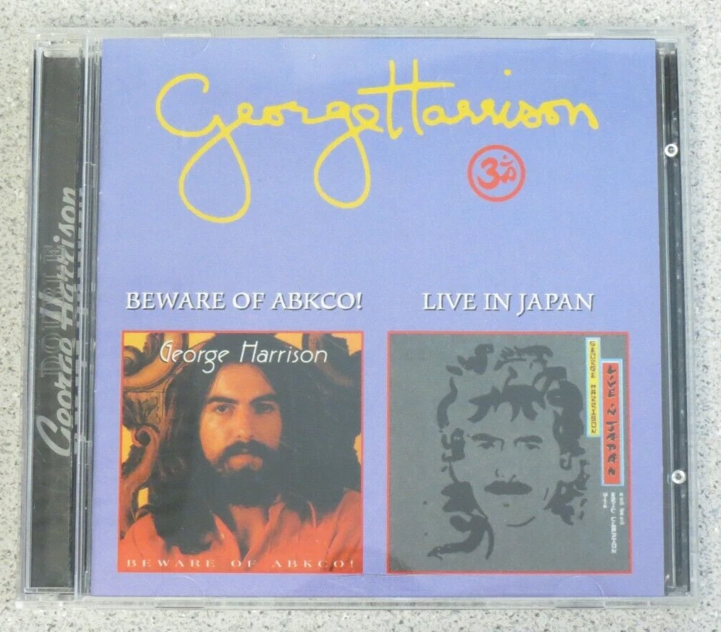 CD - George Harrison Beware of Abkco! & Live in Japan 2 CD Set - RARE