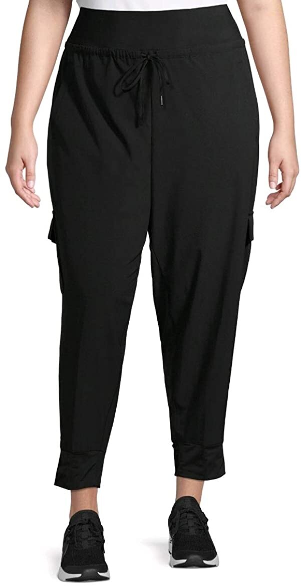 Athletic Works Women's Plus 5X Athleisure Commuter Jogger Pants Black New