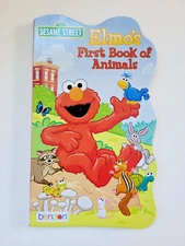 Sesame Street Elmo’s First Book of Animals (Board Book) Brand New