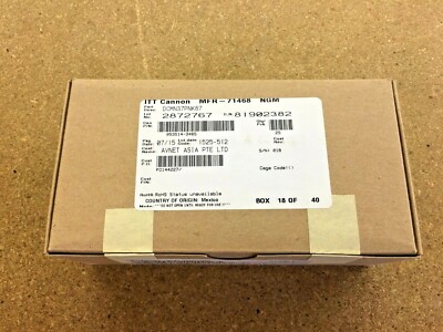 (1 PIECE) DCMN-37P-N-K87, ITT CANNON 37 Position D-Sub Plug, Male Pins ...