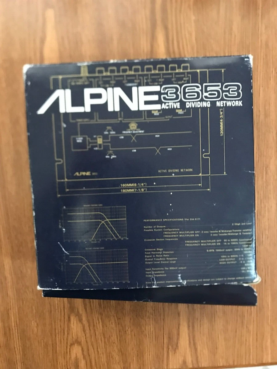 Alpine Active Dividing Network 3653 Made in Japan