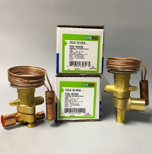 1PC EMERSON TCLE10 HCA Thermal Expansion Valve Right angled base R22/R407C