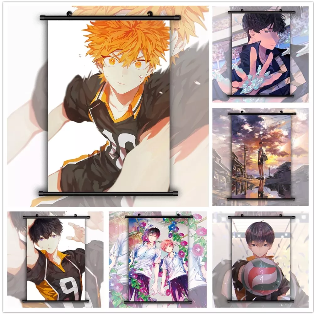 Haikyuu, anime, hinata, kageyama, sports anime, volleyball, HD phone wallpaper