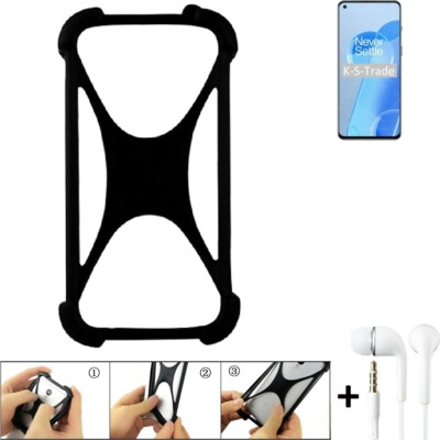 Schutzring für OnePlus 9RT Silikoncase + headphones Softcase Bumper Schutz Hül