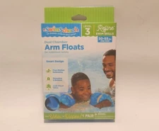 Swim School: Dual Chamber Arm Floats Level 3 [30-55 lbs] Blue