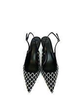 NEW A New Day Black Slingback Kitten Heels Women Size 8.5