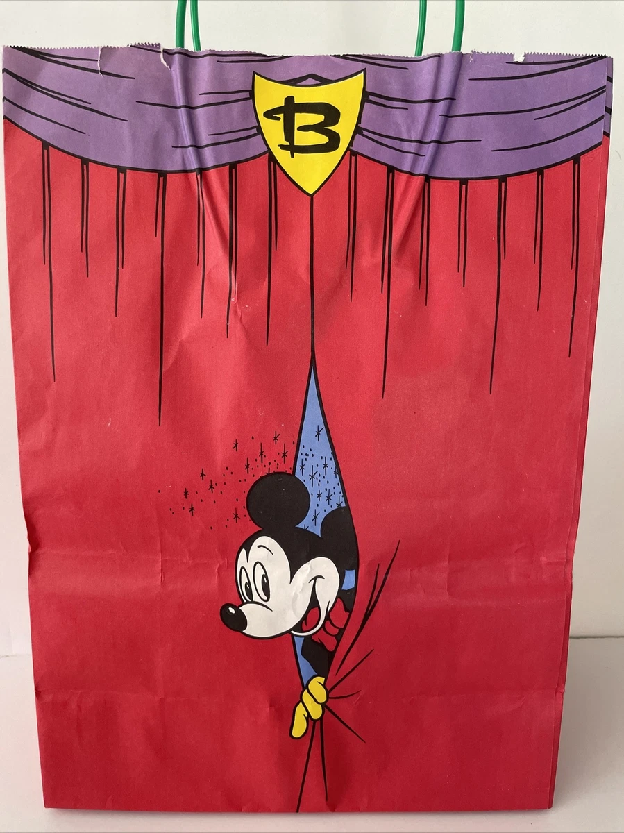 Mickey mouse deals paper bag