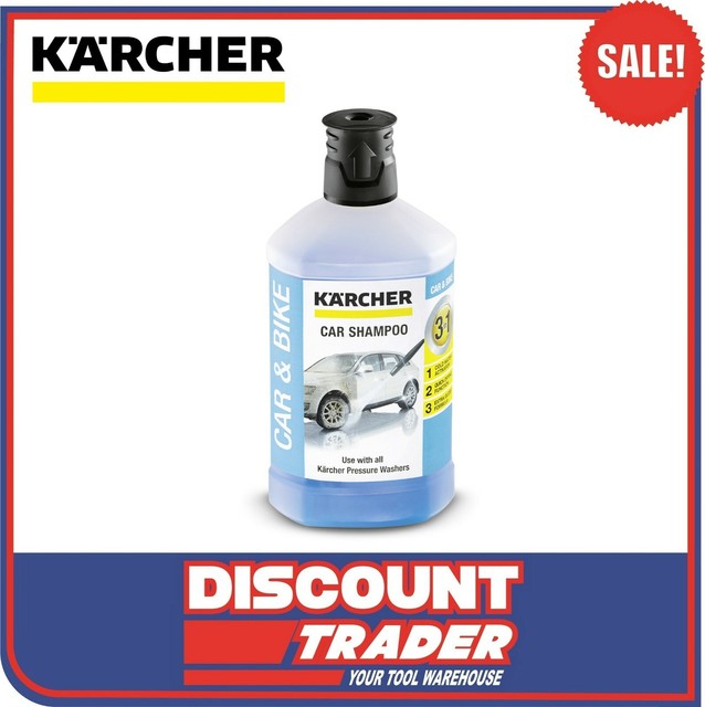 Kärcher 1l 3in1 Car Shampoo Plug and Clean Pressure Washer