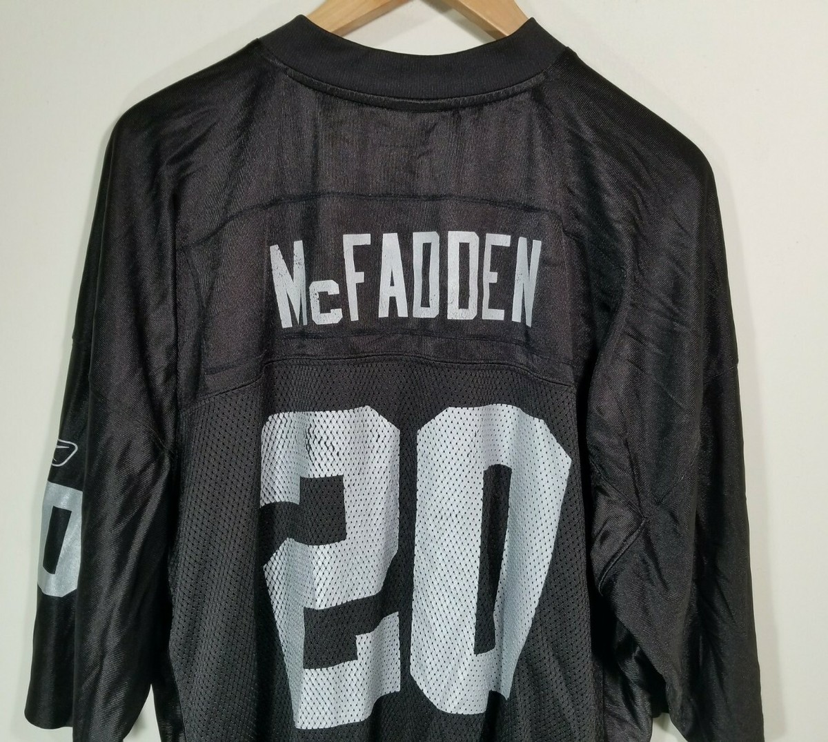 Reebok On Field NFL Darren McFadden Jersey #20 Raiders Black