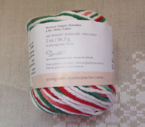 Peaches & Creme Original, Juletide, 4 Ply, worsted weight, 2 oz, 95 yds, Cotton - Picture 7 of 8