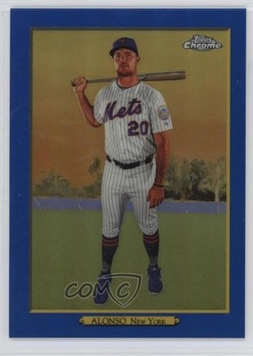 2020 Topps Turkey Red 2020 Chrome Blue Refractor 44/50 Pete Alonso #TRc-63 18nk