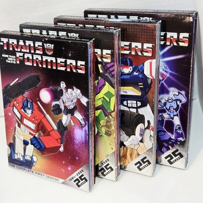Transformers 25 Anniversary More Than Meets The Eye Seasonb1-4 DVD Animated
