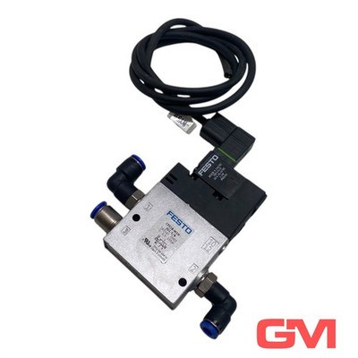 Festo Magnetventil CPE18-M1H-3GL-1/4 solenoid valve 163141 mit Ventilstecker
