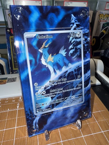 Cobalion 144/086 Sv: Black Bolt Pokémon Extended Art Case