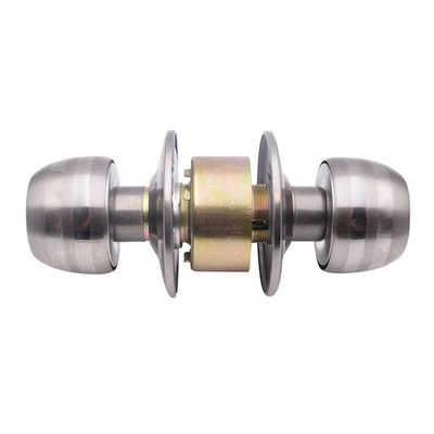 Keyed Knobset Bathroom Door Handle with Lock Locks Keys Interior