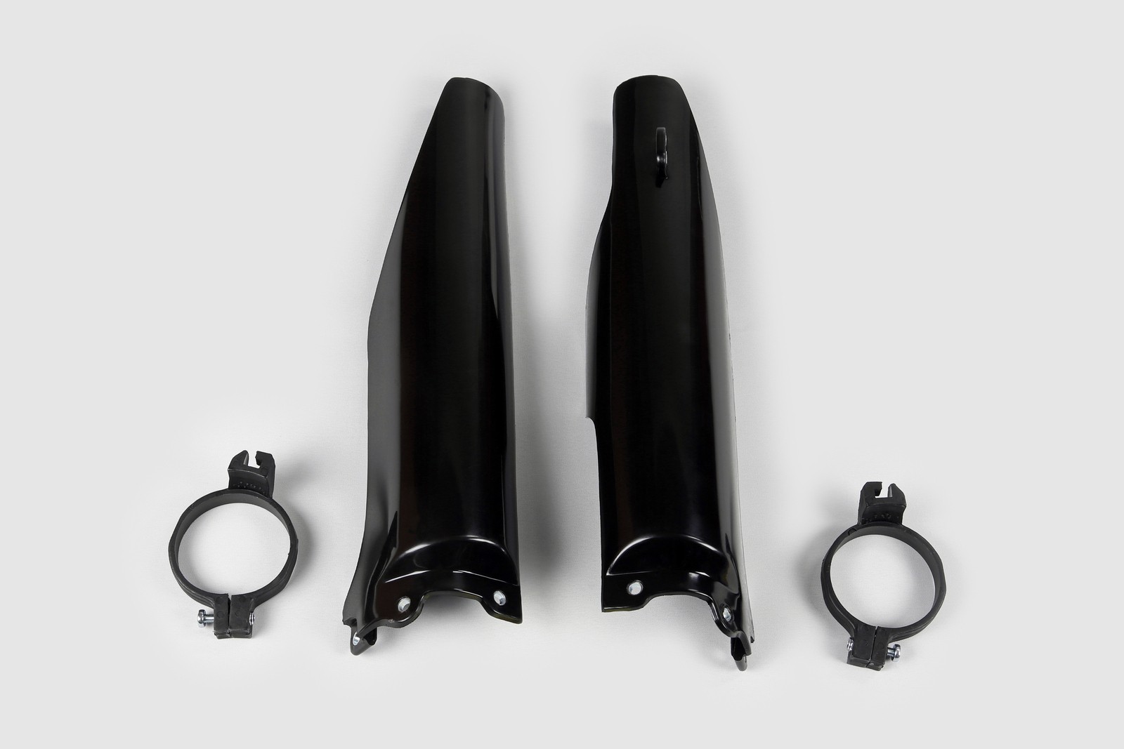 UFO Fork Protectors for Kawasaki KX 250 2004-2008 (Black)