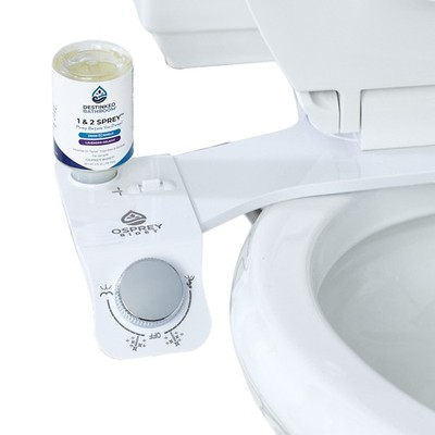 Osprey Bidet Toilet Attachment Dual Spray Fresh Water Easy Install Essential Oil