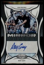 2022 Panini Certified #MS-RG Ray Guy Mirror Signatures #/99