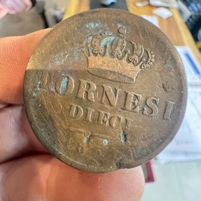 Italie royaume des 2 Siciles 10 TORNESI 1854 Italia - Photo 1/2