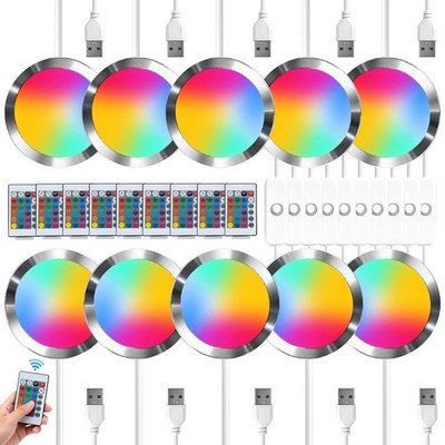 10PCS Remote Control RGB Light LED Lamp Kit 001,Power Failure Memory Function...