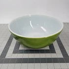 Vintage PYREX #404  4 quart 10" Wide Green Mixing Bowl Avocado Green