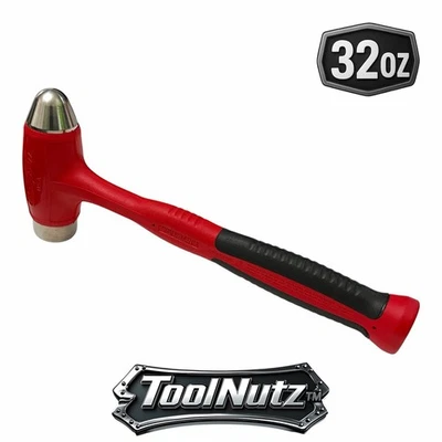 Snap-on Tools NEW HBBD32 32oz RED Soft Grip Ball Peen Dead Blow Hammer USA - Image 1 of 4