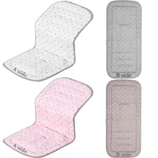 2 Pcs Stroller Seat Cushion Stroller Seat Liner Baby Stroller Accessories Rev...