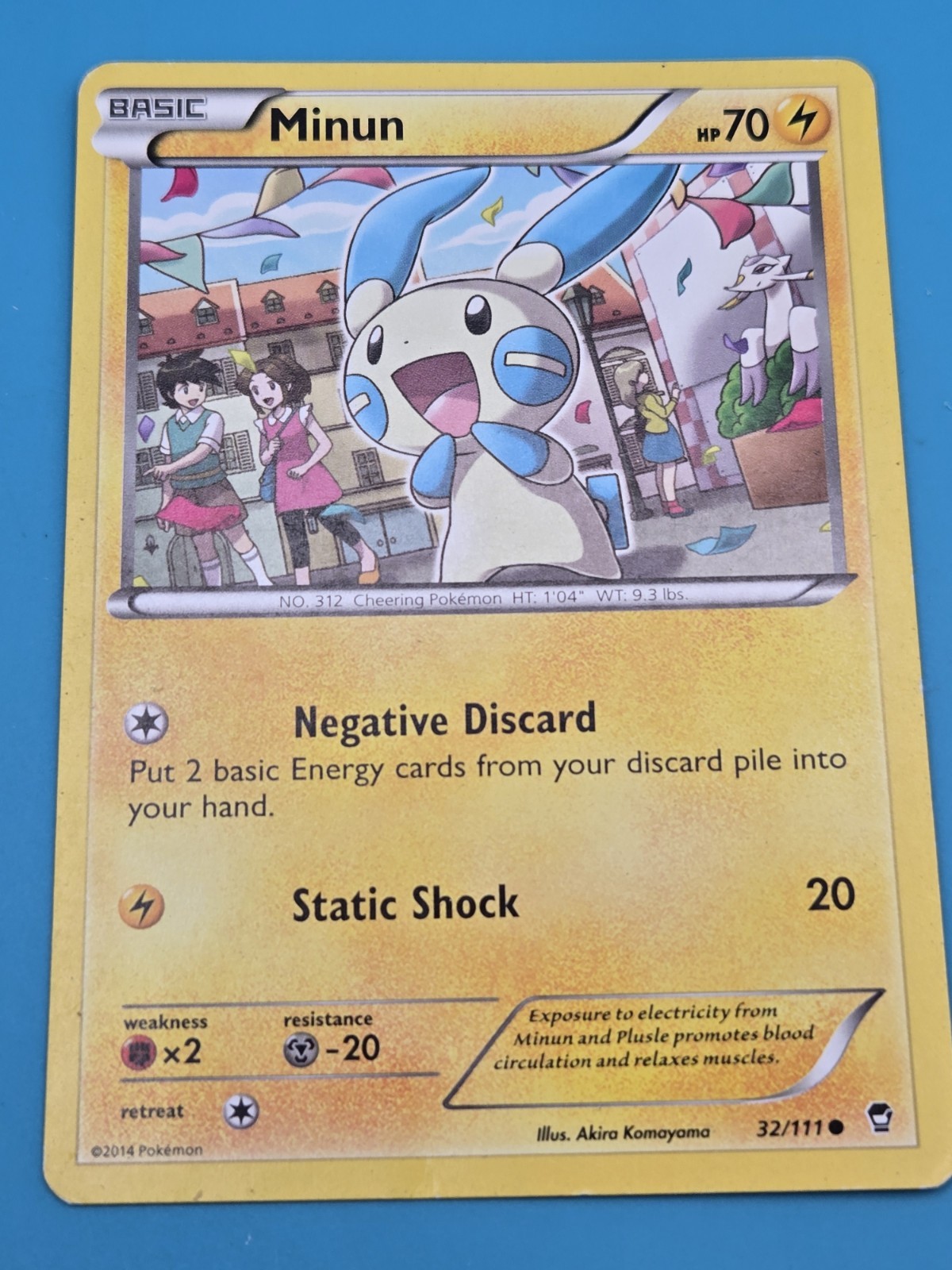 Pokémon TCG Minun 32/111 2014 MP