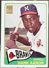 2001 Topps - Through the Years Reprints Baseball Hank Aaron #14 EX