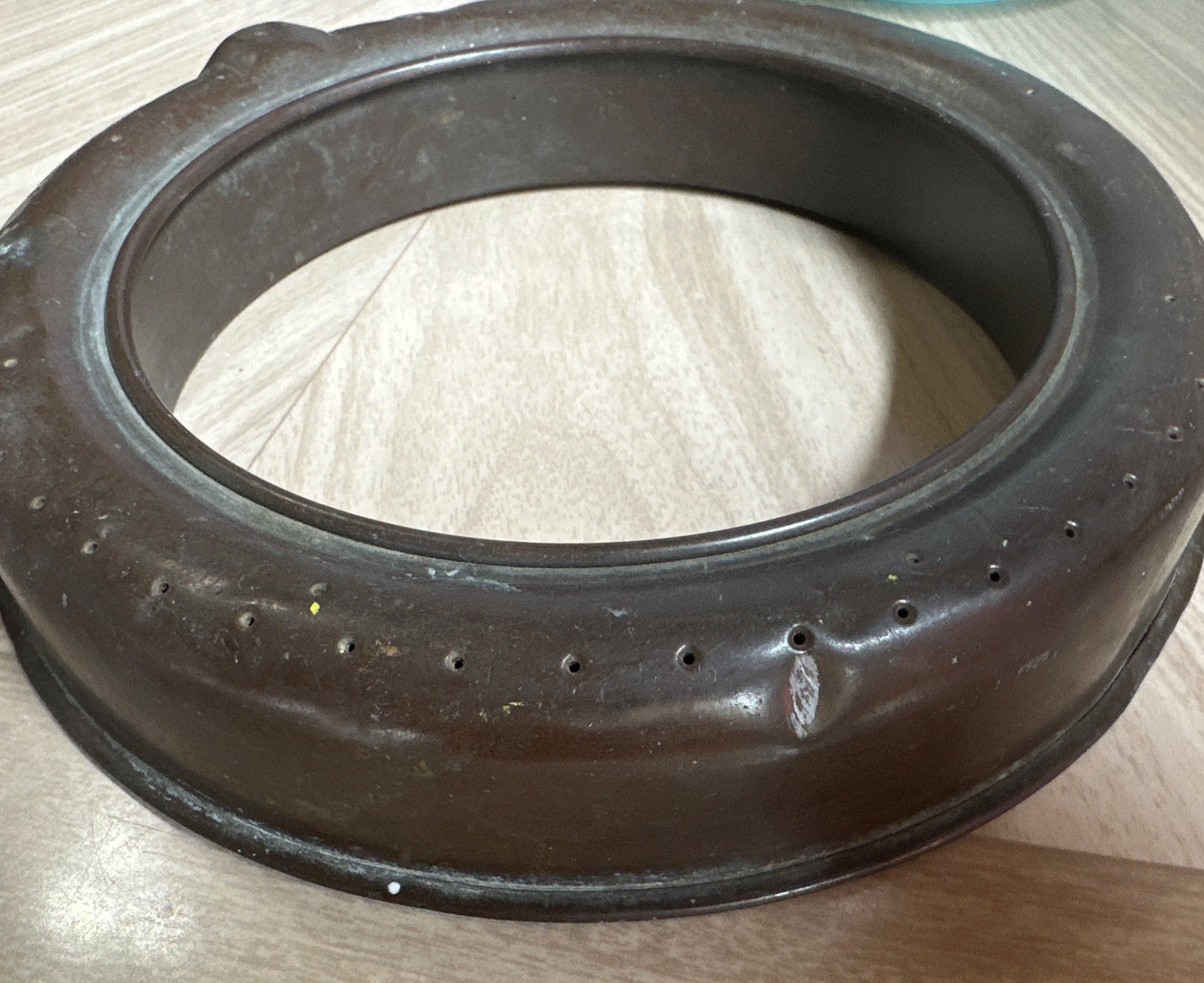 Vintage Old The “Ring” WD Allen Mfg Lawn Water Garden Donut Sprinkler Copper USA