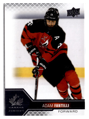 Adam Fantilli #27 2022 Upper Deck Team Canada Juniors card
