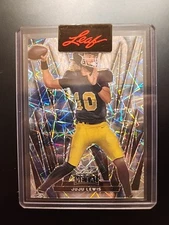 2024 Leaf Metal Sky Blue Laser Colorado Proof JULIAN JUJU LEWIS Football RC 1/1