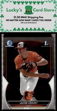 2023 Bowman Draft #BDC-189 Jacob Cravey Chrome