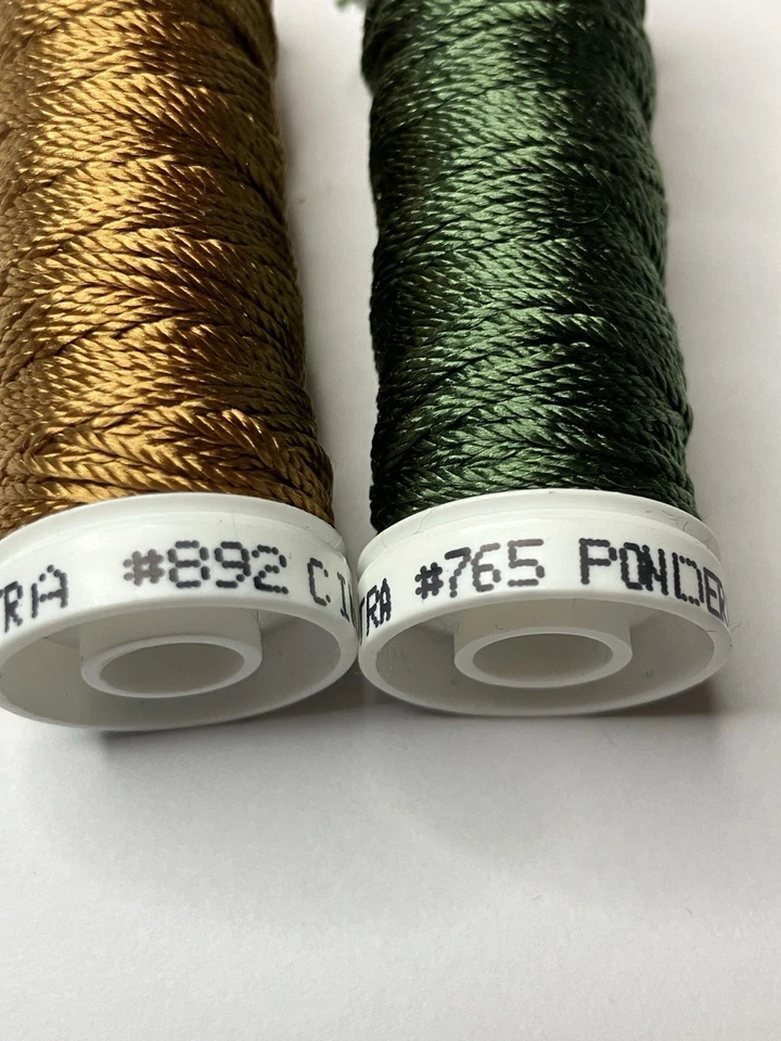 Trebizond Silk Thread Lot of two, Cinnamon Brown and Ponderosa - Image 3 of 3