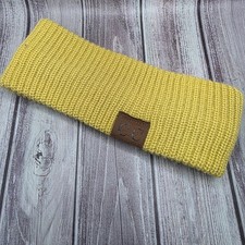 Women's Knit Mustard Yellow Winter Headband Ear Cover