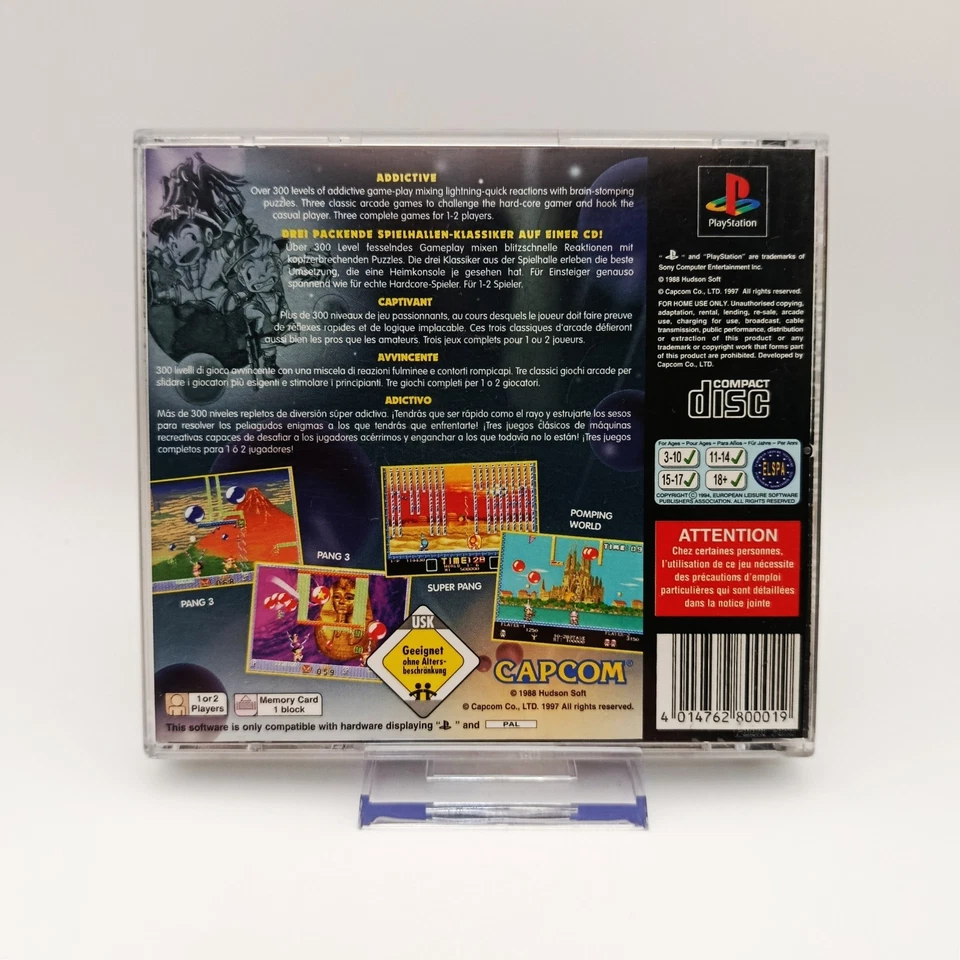 Gioco per Playstation 1 ver. EU e Italiana Super Pang Collection PS1 PAL EU- ITA - Immagine 2 di 4