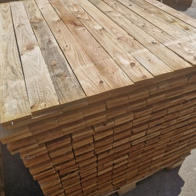30 neue rustikale Palettenbretter - Ofengetrocknet ohne Nägel (1200 x 70 x 16 mm) Kostenloser Versand