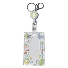 ID Badge Holder with Retractable Reel Clip and Lanyard, Cute Colored