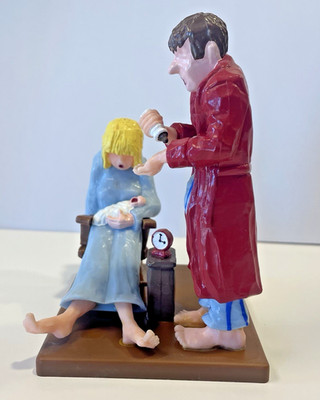 Vintage 1989 Wilton Cake Topper - 3 AM Feeding New Parents Baby Shower, Humor