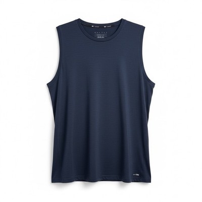 Tek Gear DryTek Men's Size XXL Blue Sleeveless Crewneck Performance Tank Top