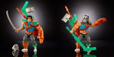 Masters of the Universe x TMNT Turtles of Grayskull Casey Jones Actionfigur US K