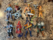 MOTU 200X Masters 8 Figure Lot With Accessories, NECA Hordak Plus 4 80s Bad Guys