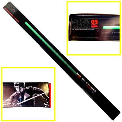 Star Wars Black Series Luke Skywalker Force FX 05 Lightsaber Green Hasbro Sealed