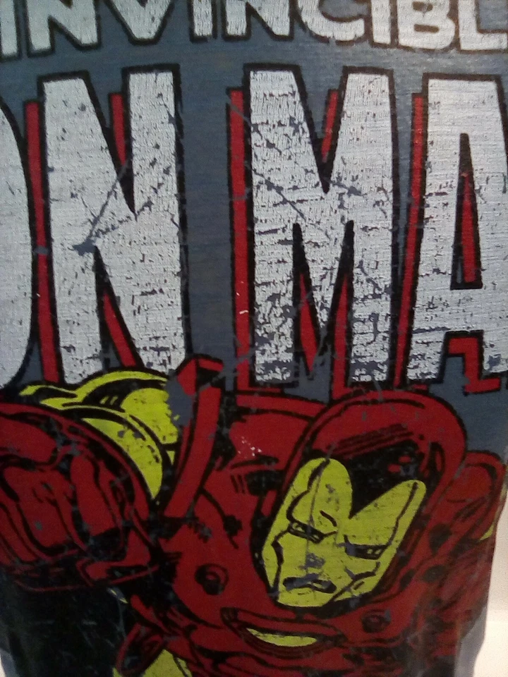 T-SHIRT ORIGINAL -  MARVEL COMICS - IRON MAN - USATA - VINTAGE Foto 2 de 2