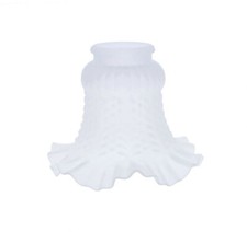 Verre De Rechange Pour Abat-Jour De Lampes Et Lustres En Style Art Nouveau BLANC