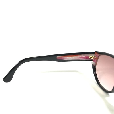 Vintage Vogue Sunglasses KEYKO W 156 Black Pink Geometric Frames w Pink Lenses Vintage Vogue Sunglasses KEYKO W 156 Black Pink Geometric  main image 4