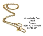 Oval Chain for bag Metal Pochette accessoires Favorite Eva mini pouch Crossbody