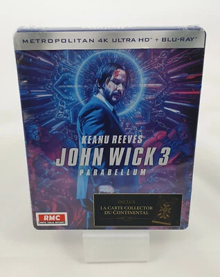 John Wick 3 Parabellum Édition Limitée SteelBook 4K Ultra HD + Blu-ray - Photo 1/4